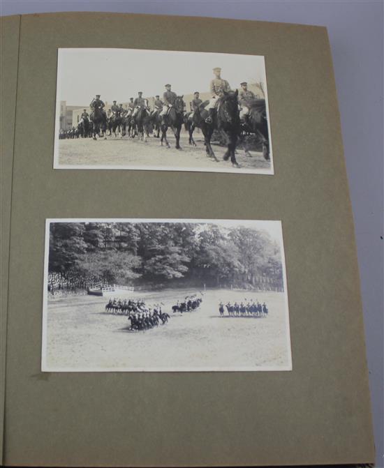 A collection of Japanese WWII military photographs, 11 x 9 cm